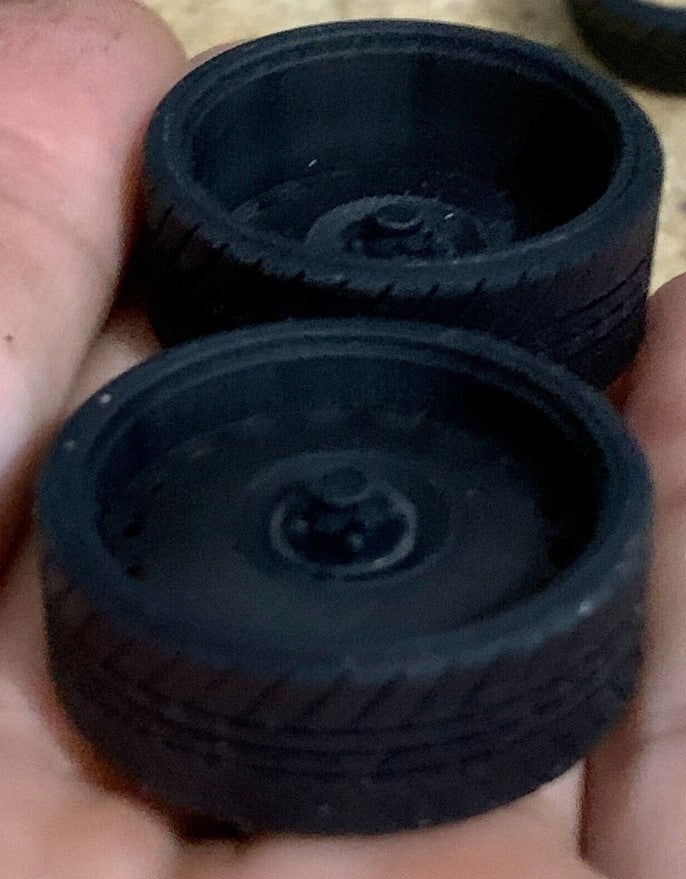 1/25 Scale - TMP D058 Chevy 3pc Steelie's in 26"-30" Big Rims, Trucks