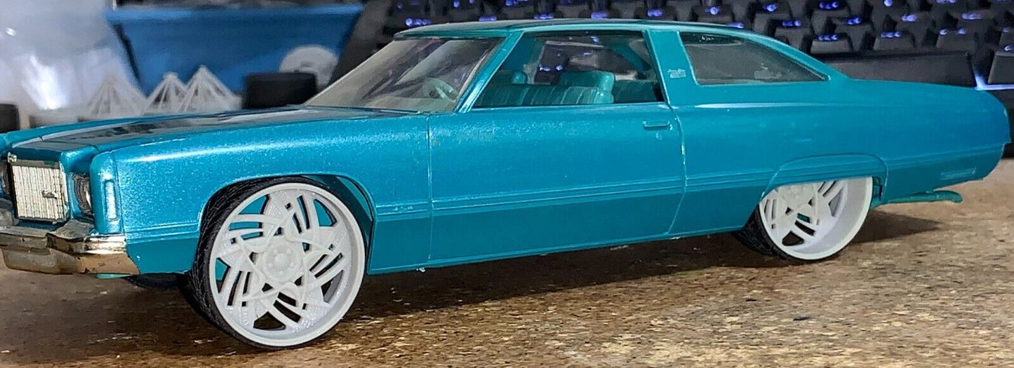 1/25 Scale - TMP D071 in 26"-30" Donk, Big Rims, Box Chevy, G-Body, Truck