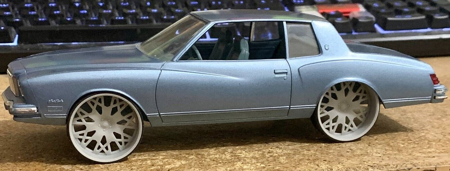 1/25 Scale - TMP D089 Forgi Custom in 26"-30" Donk, Big Rims, Box Chevy, G-Body
