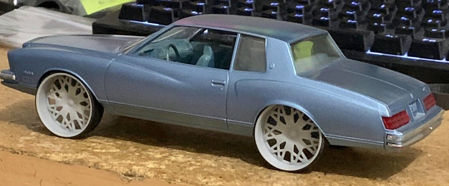 1/25 Scale - TMP D089 Forgi Custom in 26"-30" Donk, Big Rims, Box Chevy, G-Body