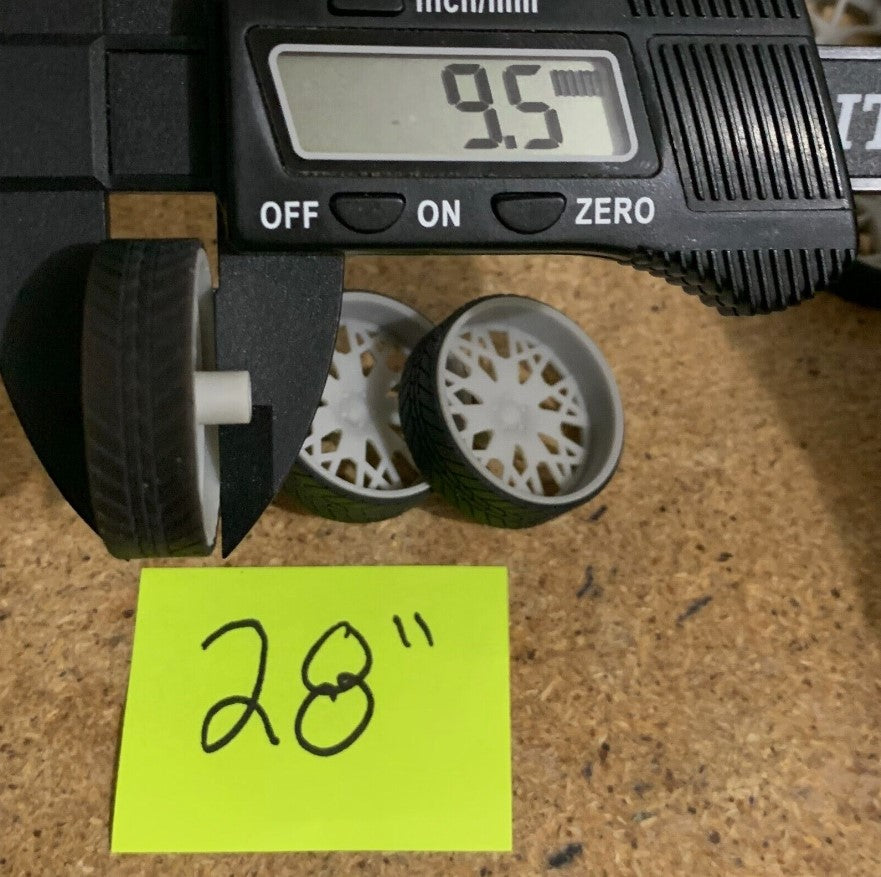 1/25 Scale - TMP D089 Forgi Custom in 26"-30" Donk, Big Rims, Box Chevy, G-Body