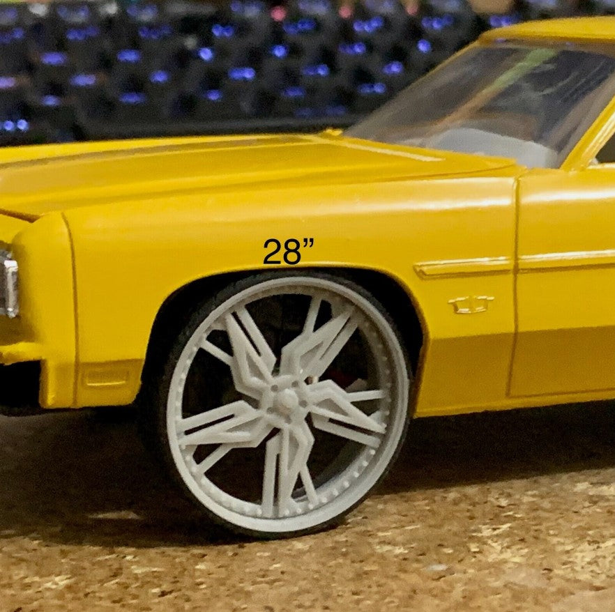 1/25 Scale - TMP D076 ASANT! FS35 in 26"-30" Donk, Big Rims, Trucks, SUV