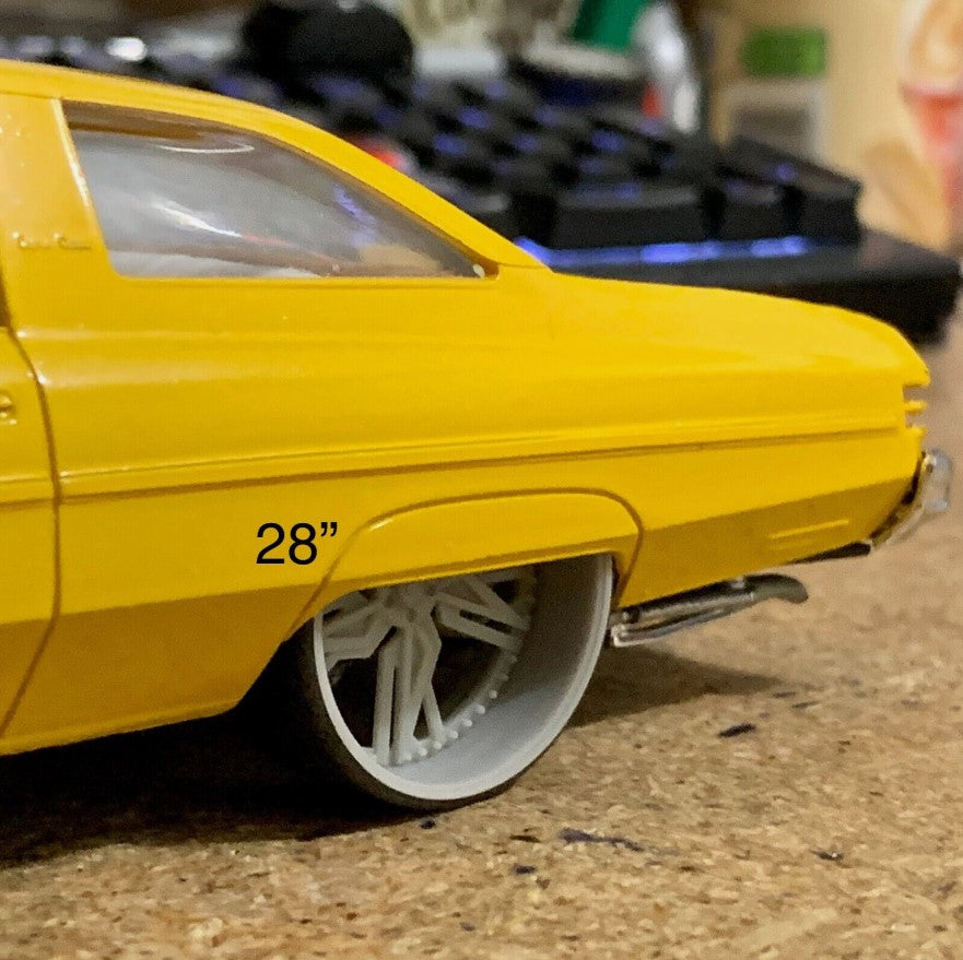 1/25 Scale - TMP D076 ASANT! FS35 in 26"-30" Donk, Big Rims, Trucks, SUV