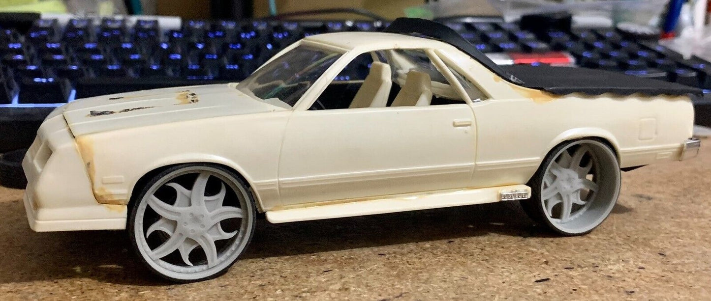 1/25 Scale - TMP D074V2 Corleone Rosatto in 26"-30" Donk, Big Rims, Box Chevy, G-Body