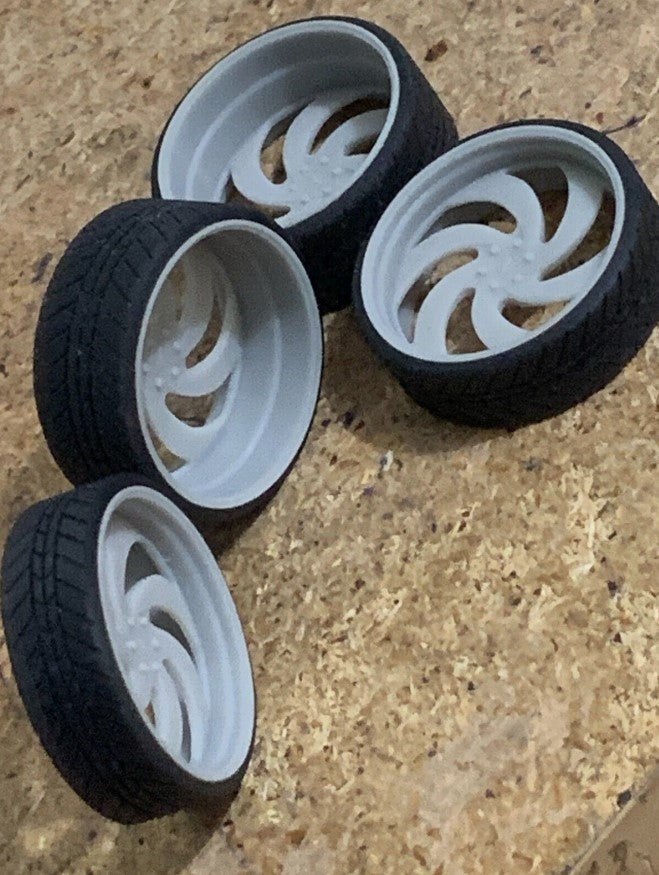 1/25 Scale - TMP D068 (6 lug) - Big Rims, Trucks