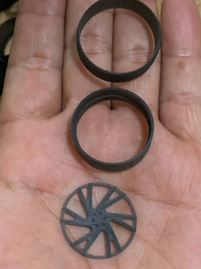 1/25 Scale - TMP D049 (6 lug) in 26"-30" Big Rims, Trucks