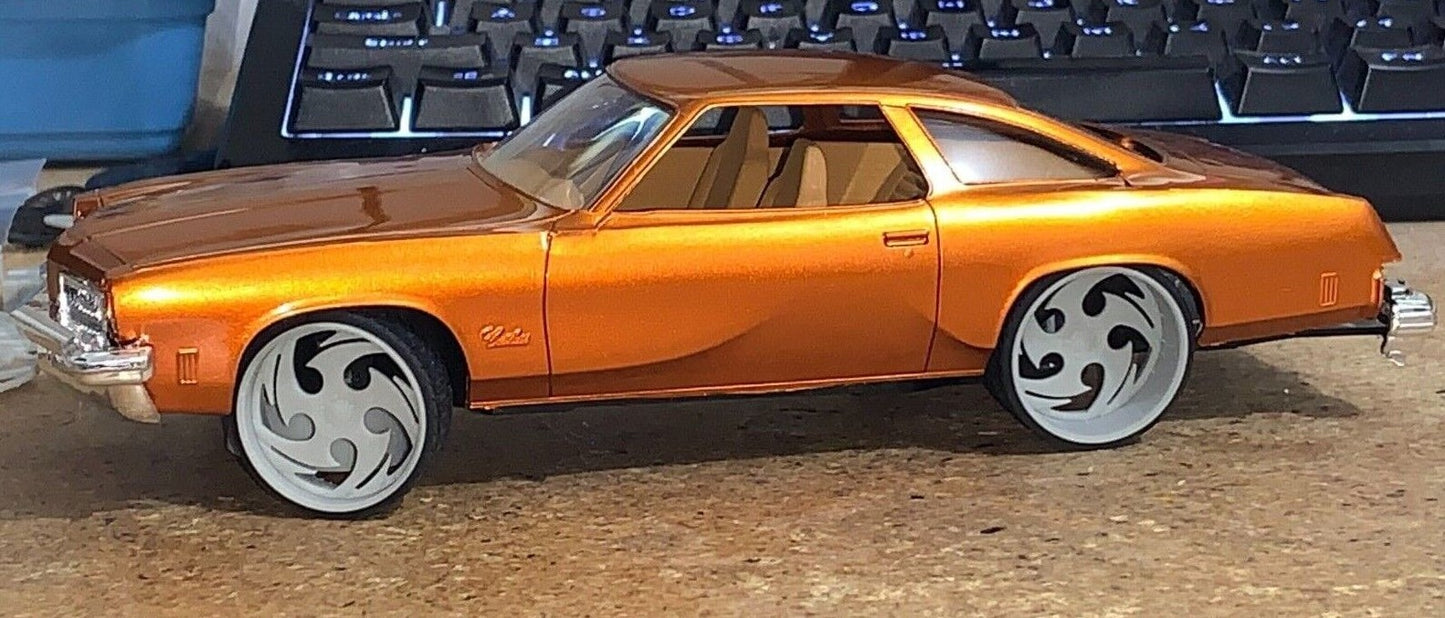 1/25 Scale - TMP D066 - Rucci Ganja in 26"-36" Donk, Big Rims, Box, G-Body, Trucks, SUV