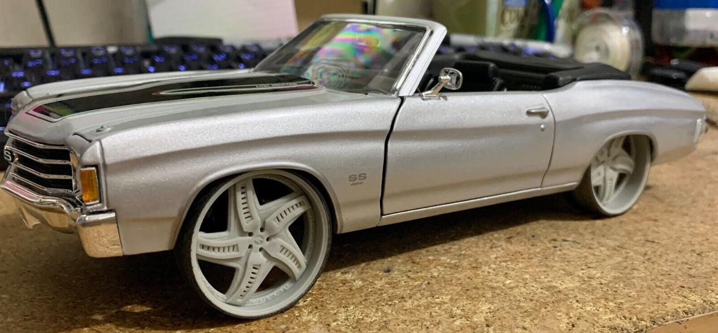 1/25 Scale - TMP D069V3 in 26"-30" Donk, Big Rims, Box Chevy, G-Body