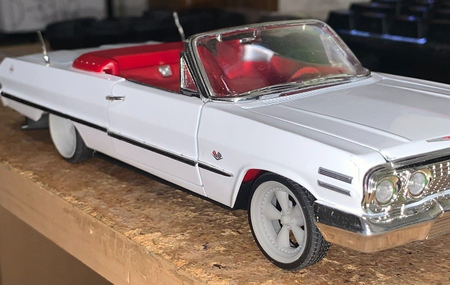 1/25 Scale - TMP D045 Custom - in 26"-30" Donk, Big Rims, Box Chevy, G-Body