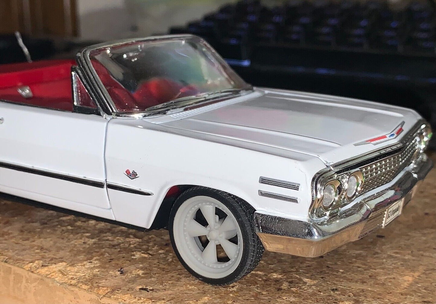 1/25 Scale - TMP D045 Custom - in 26"-30" Donk, Big Rims, Box Chevy, G-Body