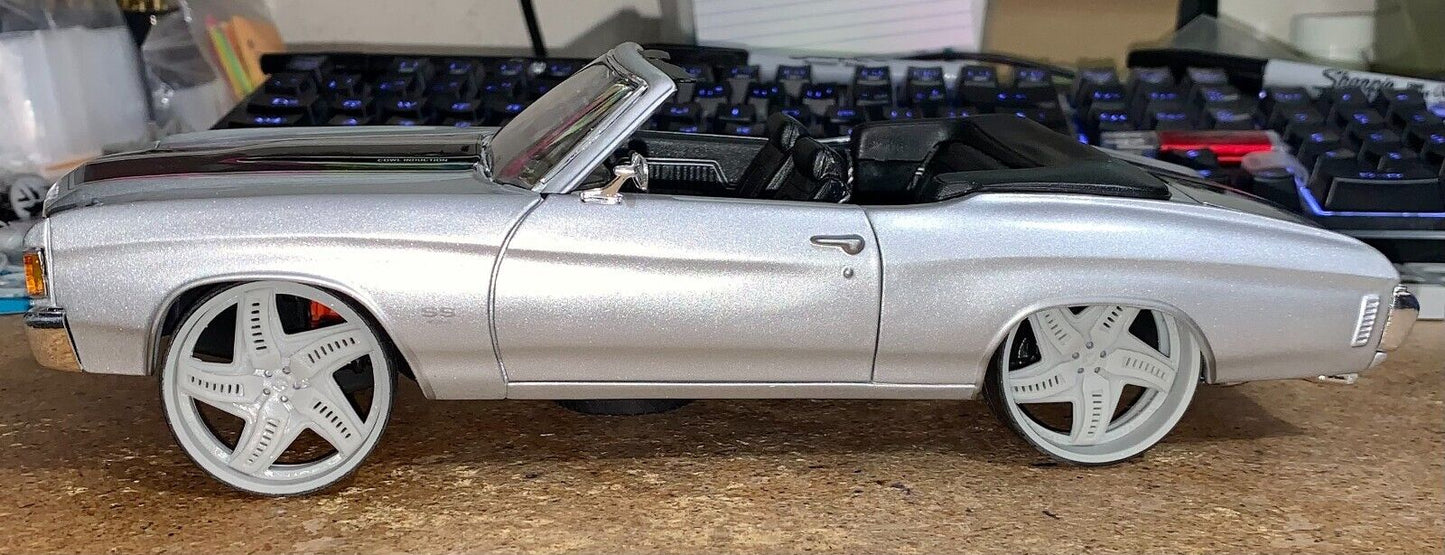 1/25 Scale - TMP D069V3 in 26"-30" Donk, Big Rims, Box Chevy, G-Body