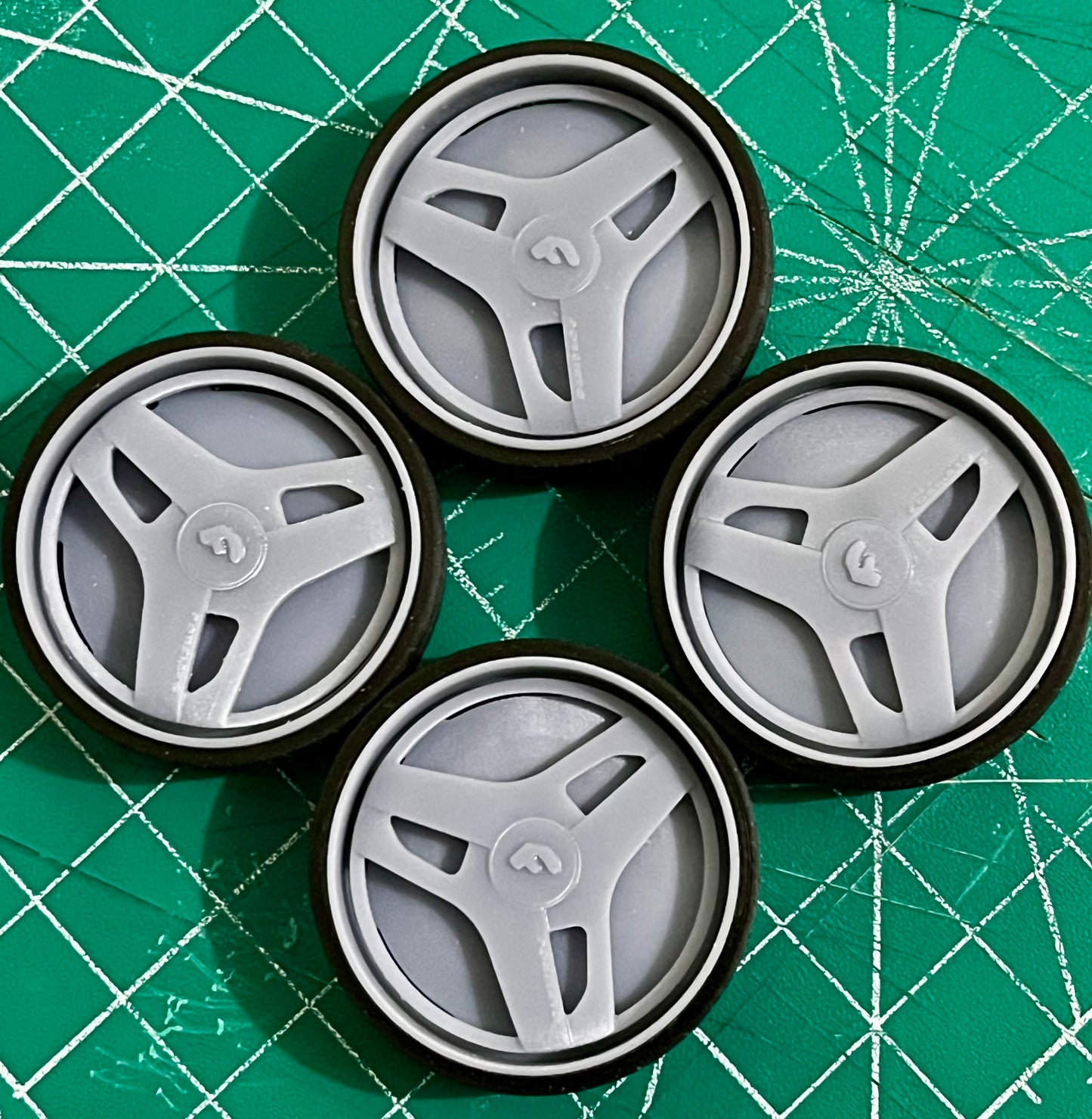 1/25 Scale - Forgiato "713-2" Spinner - in 26"-36" Donk, Big Rims, Old Schools, Traditionals, SUV