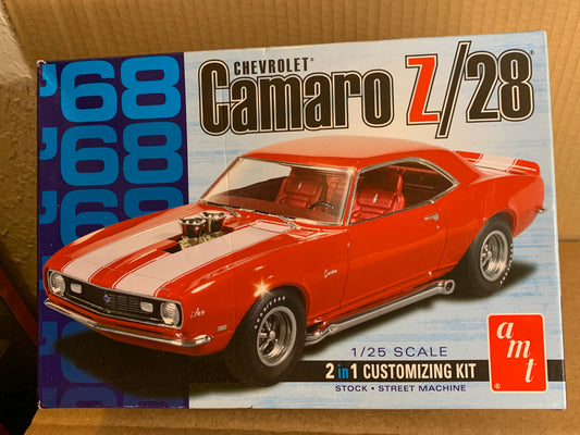 1/25 AMT 1968 CAMARO Z/28 Model Kit "open box" complete