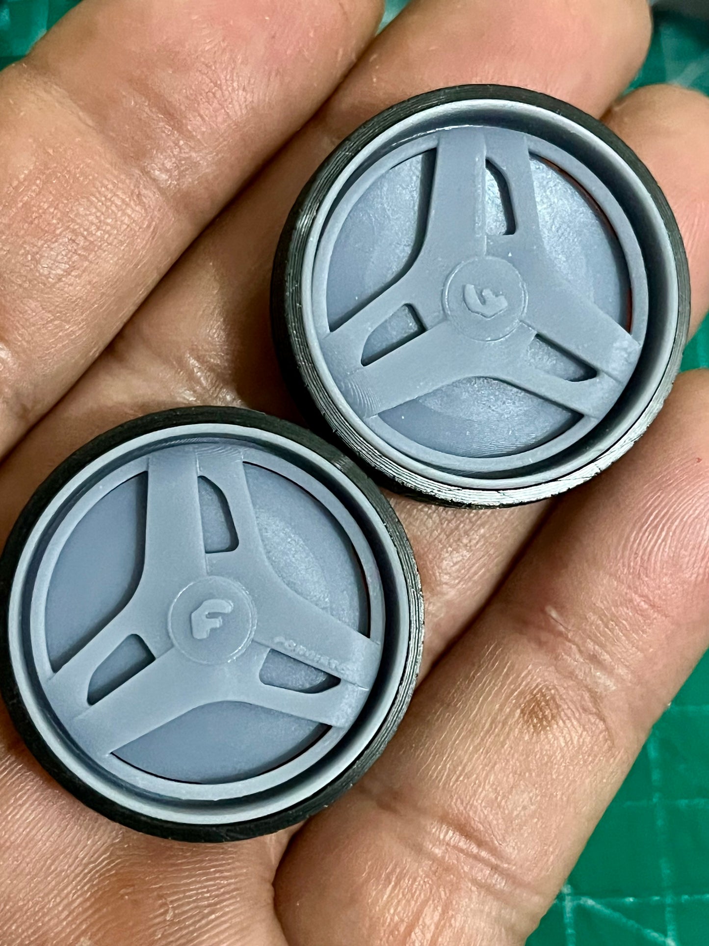 1/25 Scale - Forgiato "713-2" Spinner - in 26"-36" Donk, Big Rims, Old Schools, Traditionals, SUV