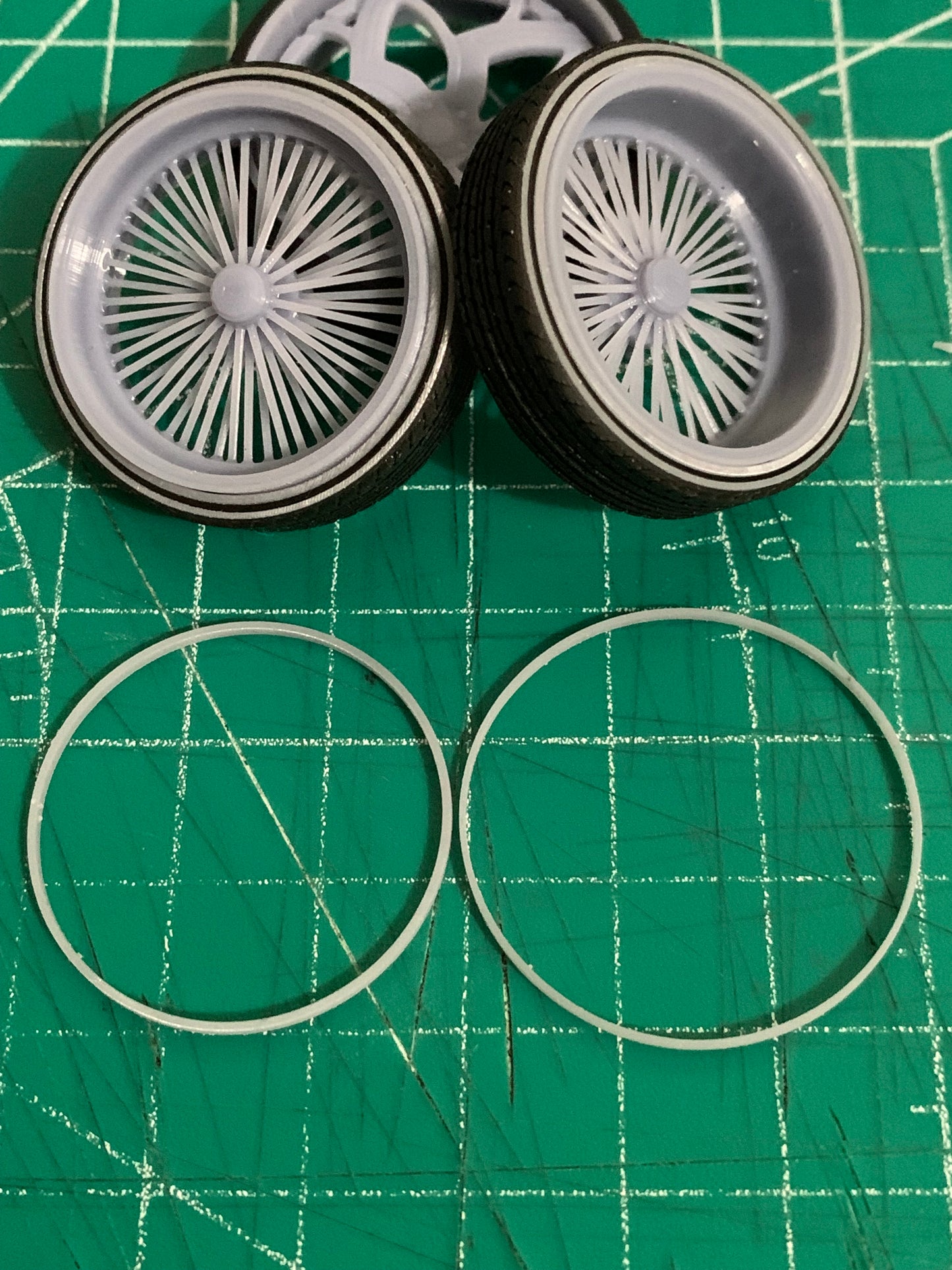 1/25 Scale - 26" TMP Wire Wheels - Donk, Big Rims, Old Schools, Traditionals, SUV