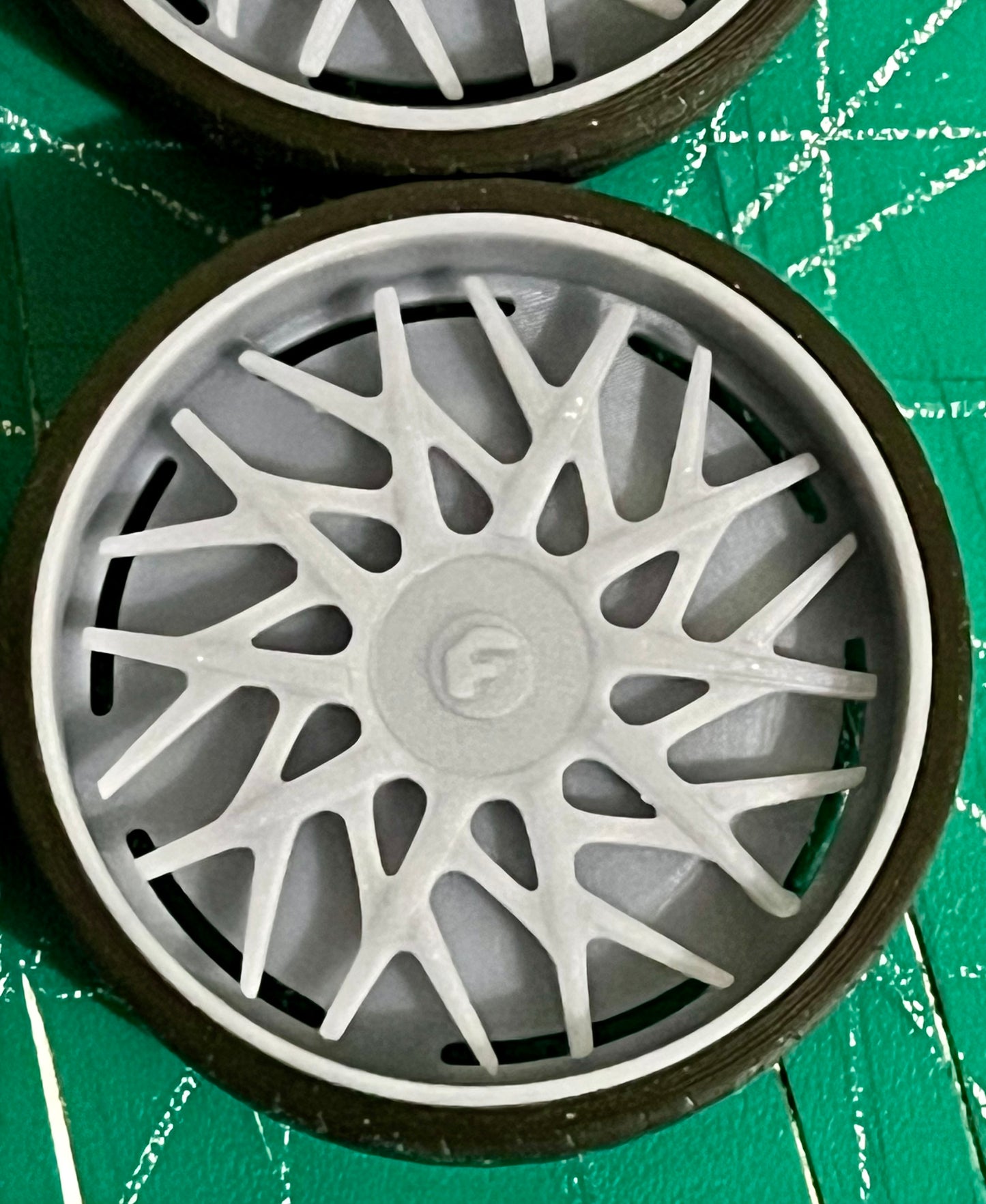 1/25 Scale - Forgiato "BLOCCO" Spinner - in 26"-36" Donk, Big Rims, Old Schools, Traditionals, SUV