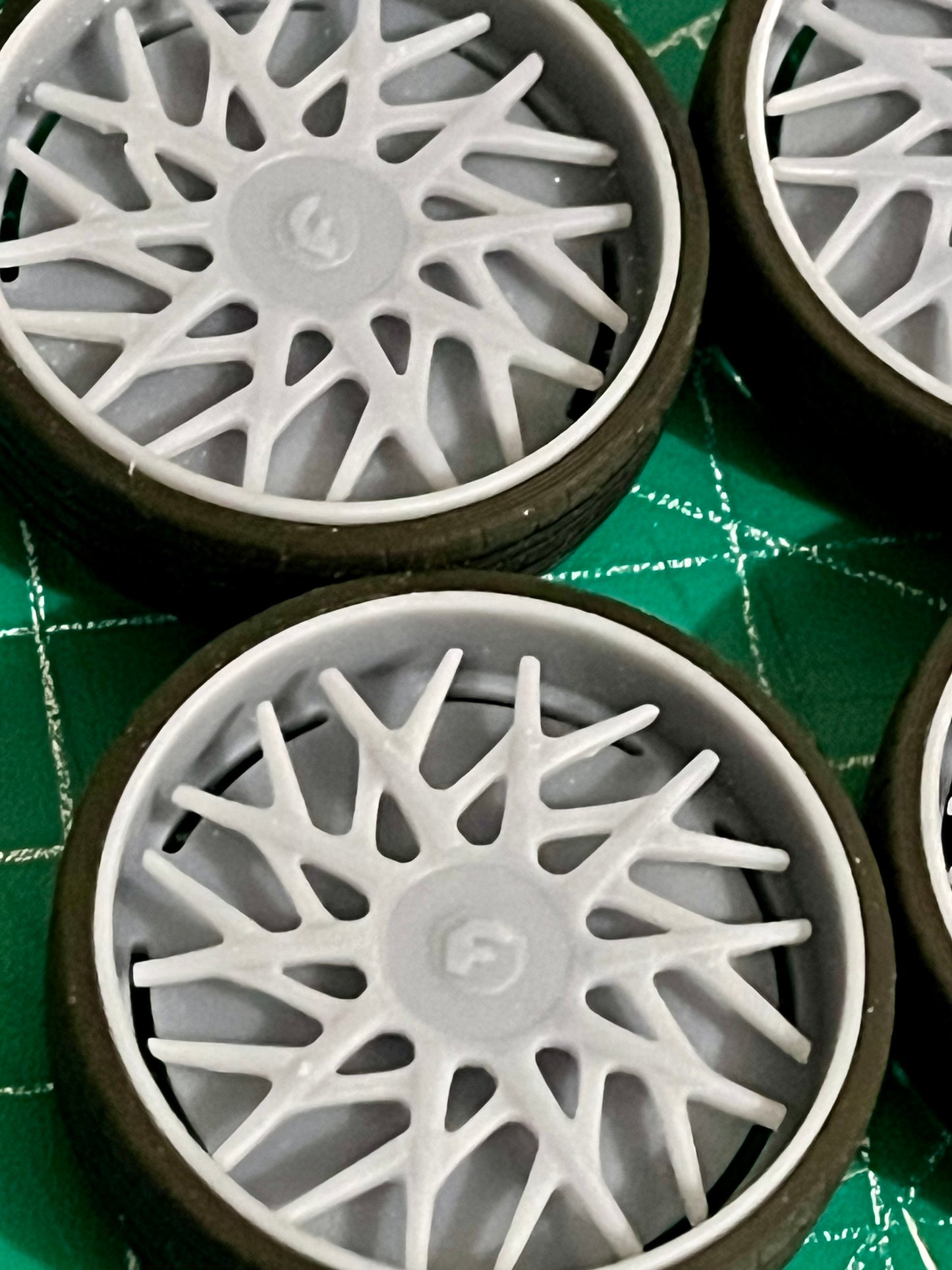 1/25 Scale - Forgiato "BLOCCO" Spinner - in 26"-36" Donk, Big Rims, Old Schools, Traditionals, SUV