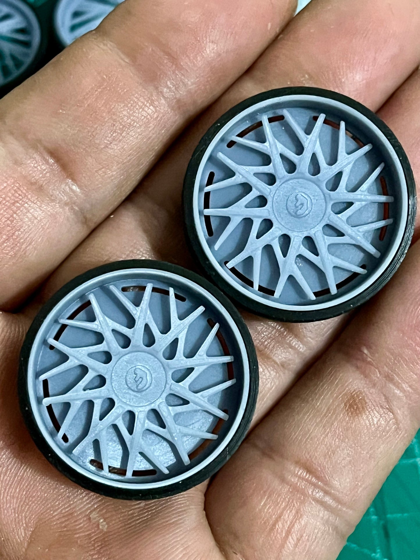 1/25 Scale - Forgiato "BLOCCO" Spinner - in 26"-36" Donk, Big Rims, Old Schools, Traditionals, SUV