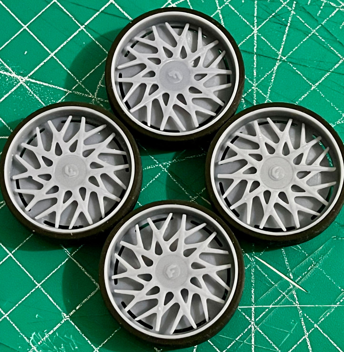 1/25 Scale - Forgiato "BLOCCO" Spinner - in 26"-36" Donk, Big Rims, Old Schools, Traditionals, SUV