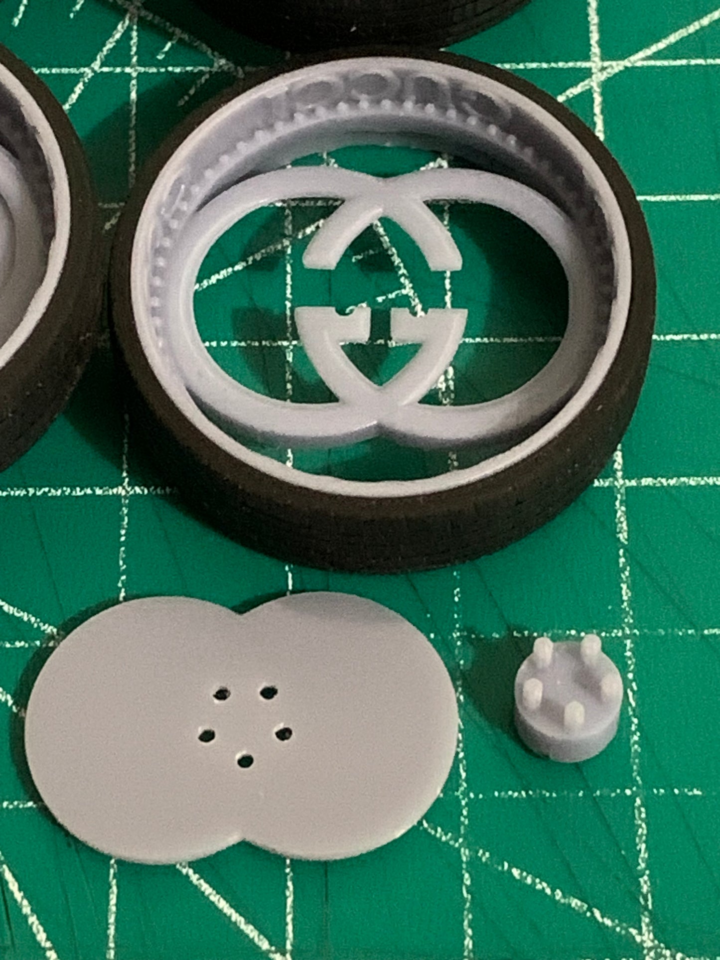 1/25 Scale - TMP Custom "CG" Rims - in 26"-36" Donk, Big Rims, Old Schools, Traditionals, SUV