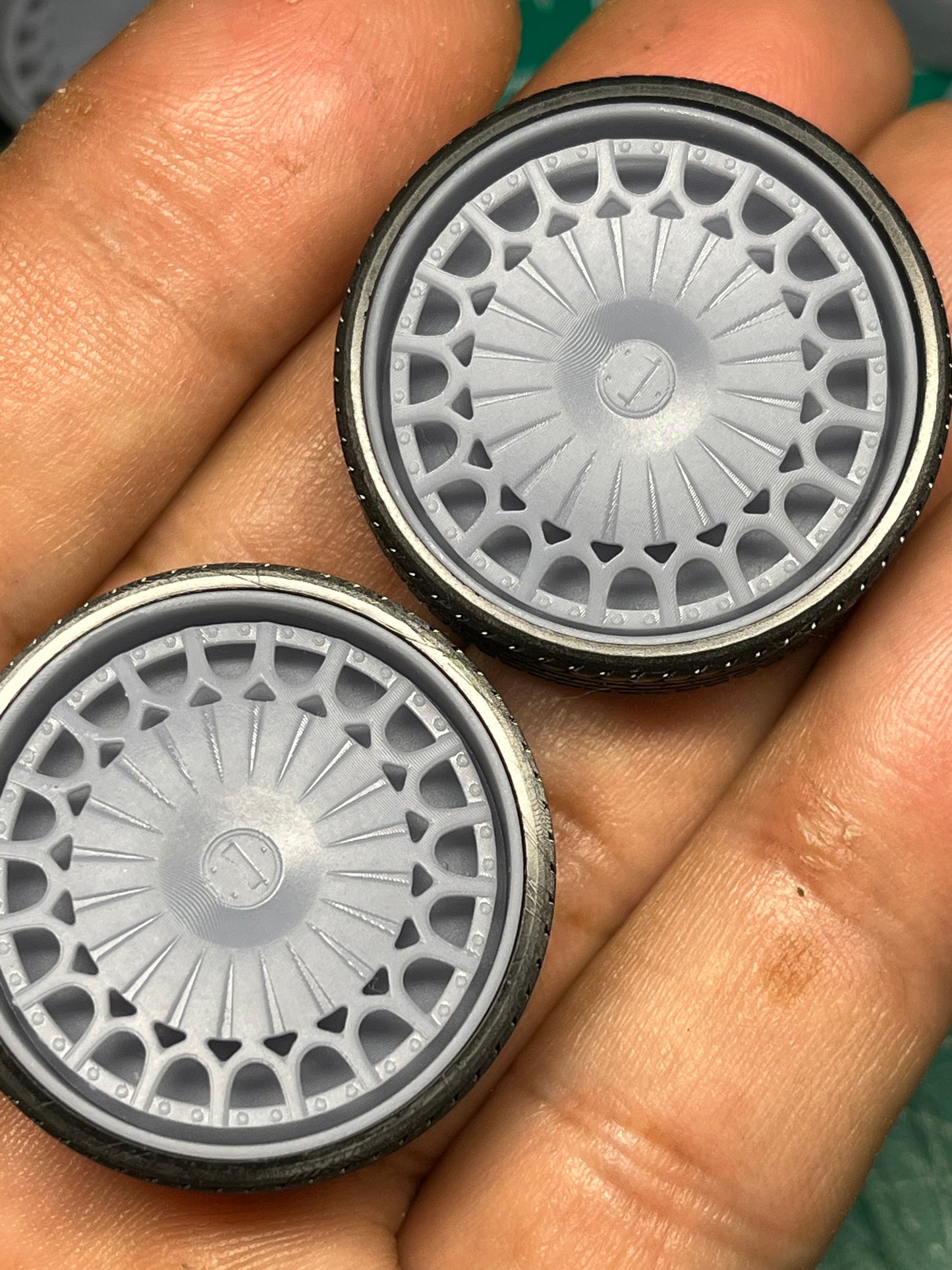 1/25 Scale - DUB "KINGSTER" Spinner - in 26"-36" Donk, Big Rims, Old Schools, Traditionals, SUV (Copy 3)