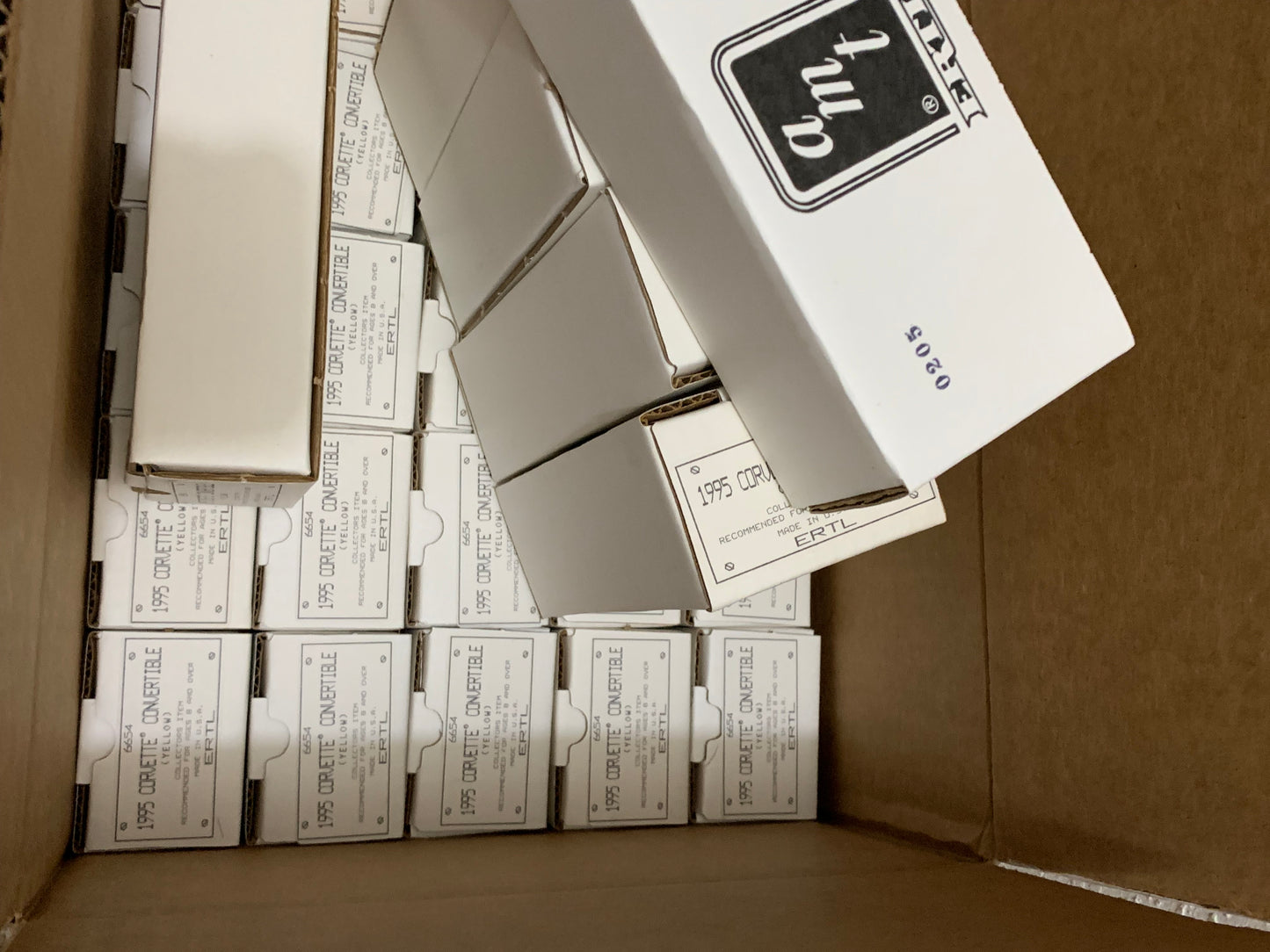 Vintage NOS AMT/ERTL 1995 Corvette Convertible screw bottom Dealer Promo model's 1/25