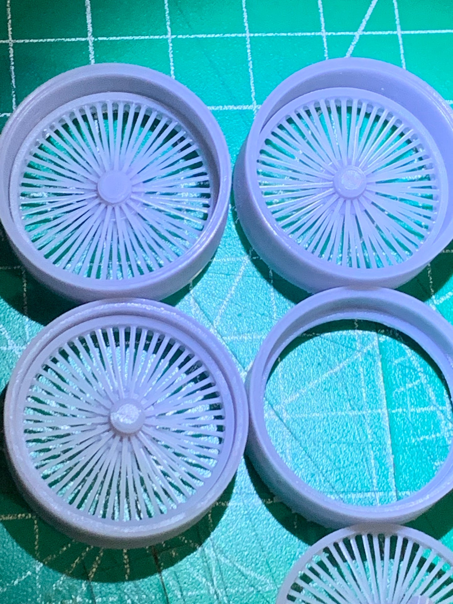 1/25 Scale - 26" TMP Wire Wheels - Donk, Big Rims, Old Schools, Traditionals, SUV