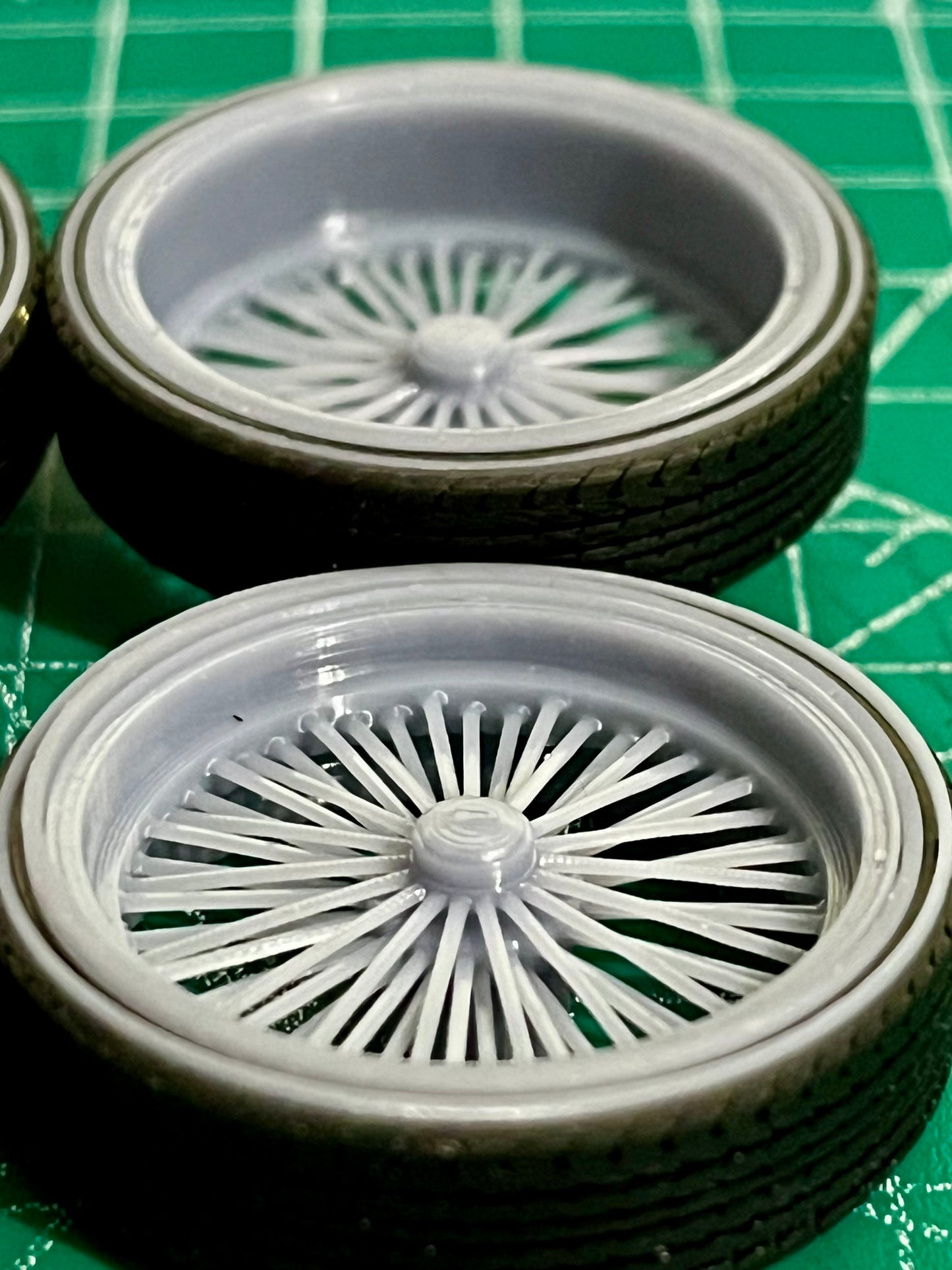 1/25 Scale - 26" TMP Wire Wheels - Donk, Big Rims, Old Schools, Traditionals, SUV
