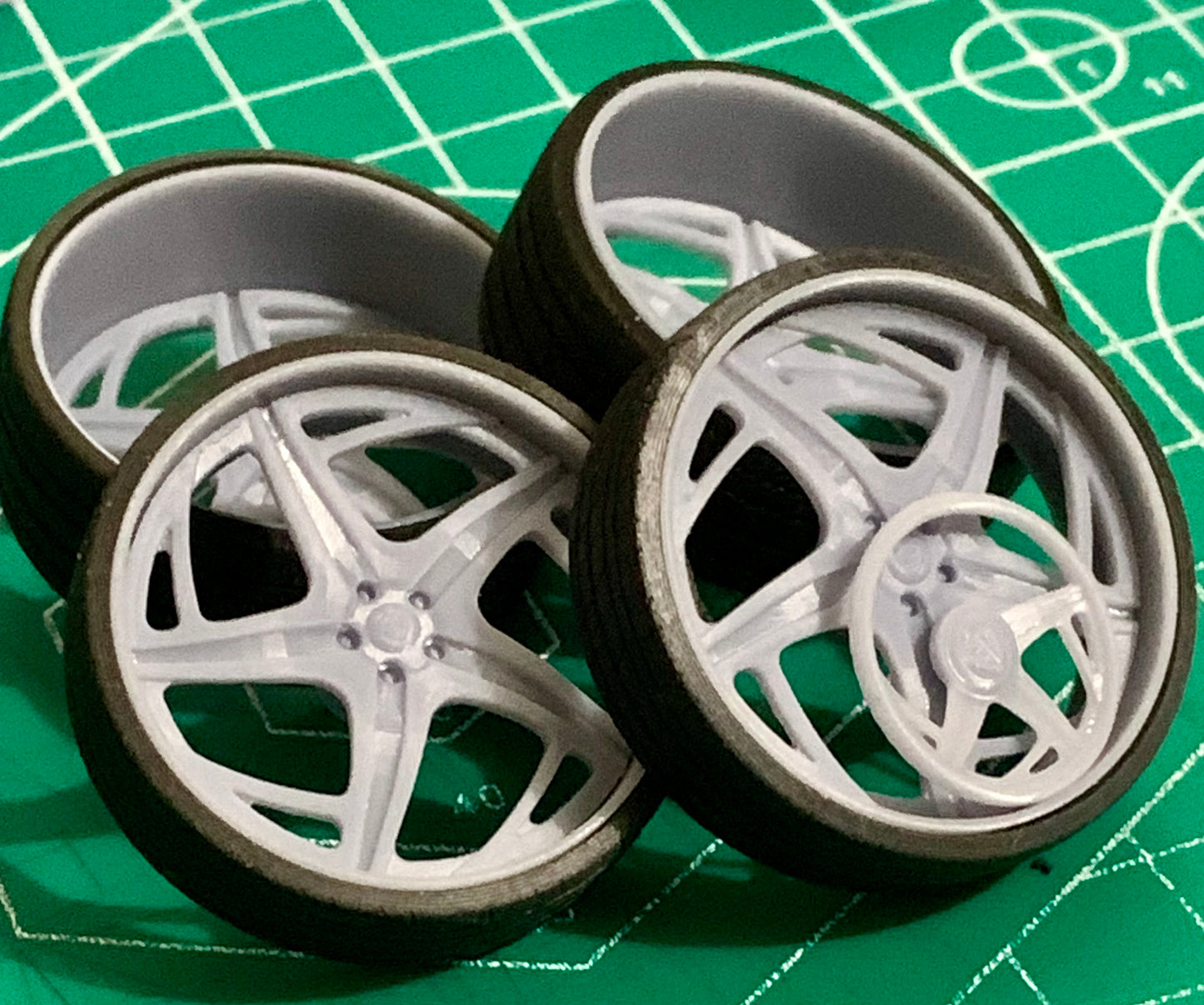 1/25 Scale - SD FORGED "SICKLE" Rims - in 26"-36" Donk, Big Rims, Old Schools, Traditionals, SUV
