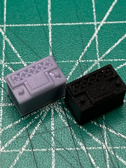 1/25 Scale - Traditional Style Top Post Batteries, Donk, Lowrider, Import, Truck