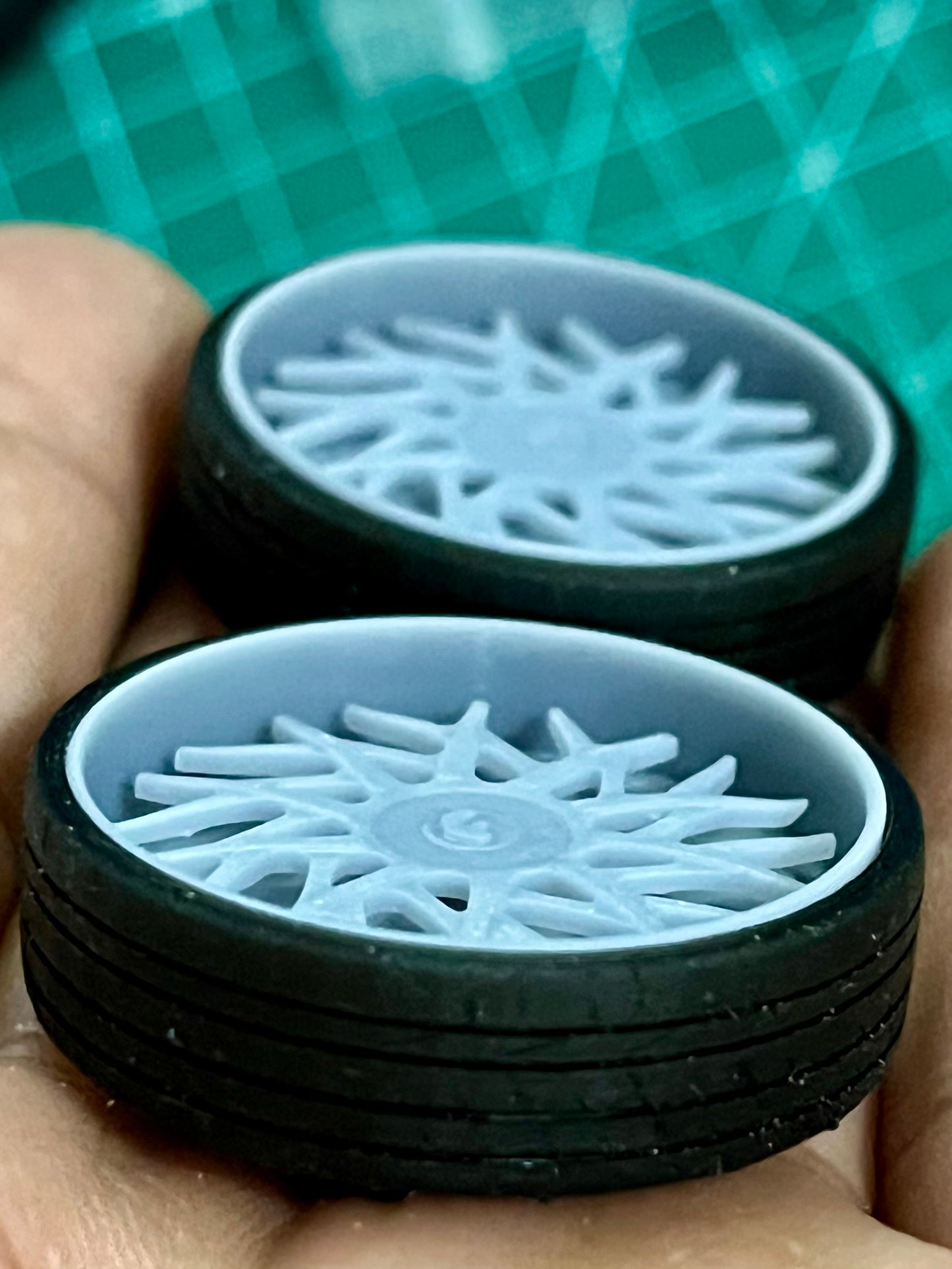 1/25 Scale - Forgiato "BLOCCO" Spinner - in 26"-36" Donk, Big Rims, Old Schools, Traditionals, SUV