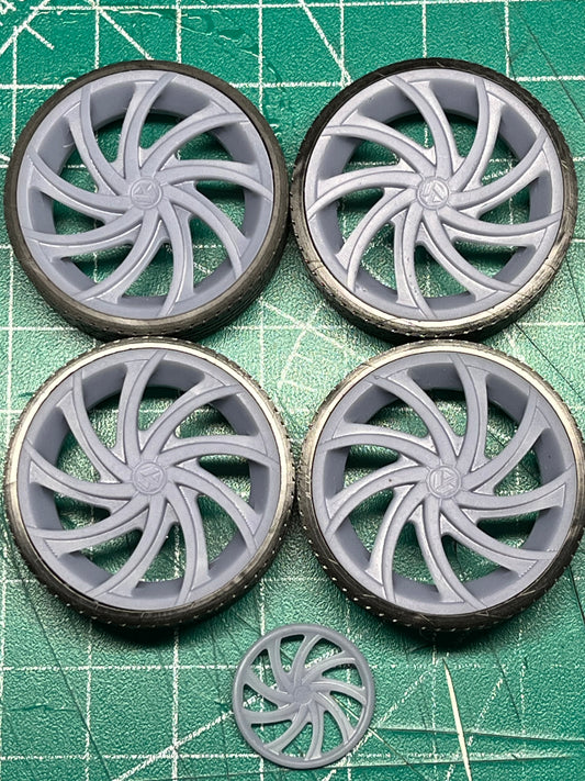 1/25 Scale - AZARA "AZA 503"- in 26"-36" Donk, Big Rims, Old Schools, Traditionals, SUV (Copy)