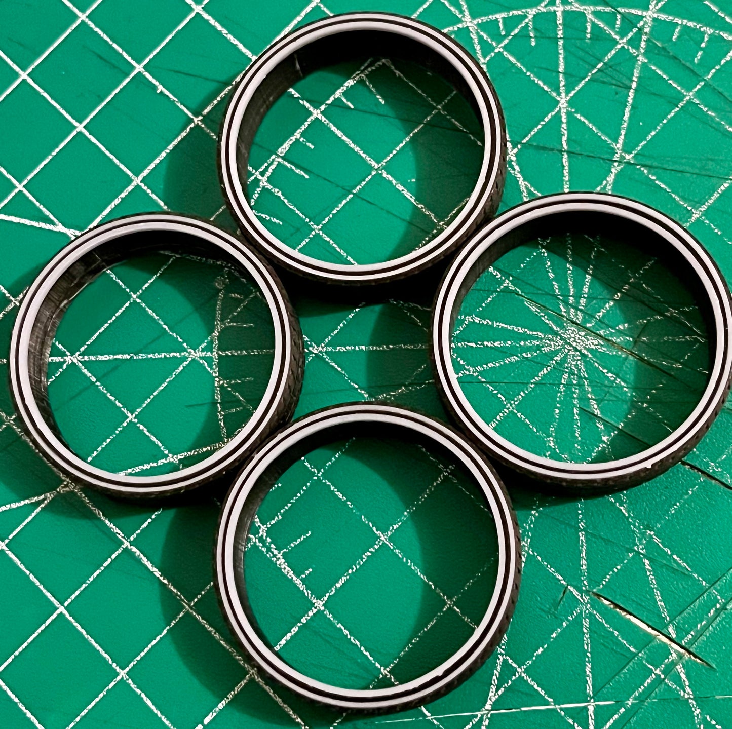 1/25 Scale - 26" Vogue Tire Set (tires only) - Donk, Big Rims, Old Schools, Traditionals, SUV