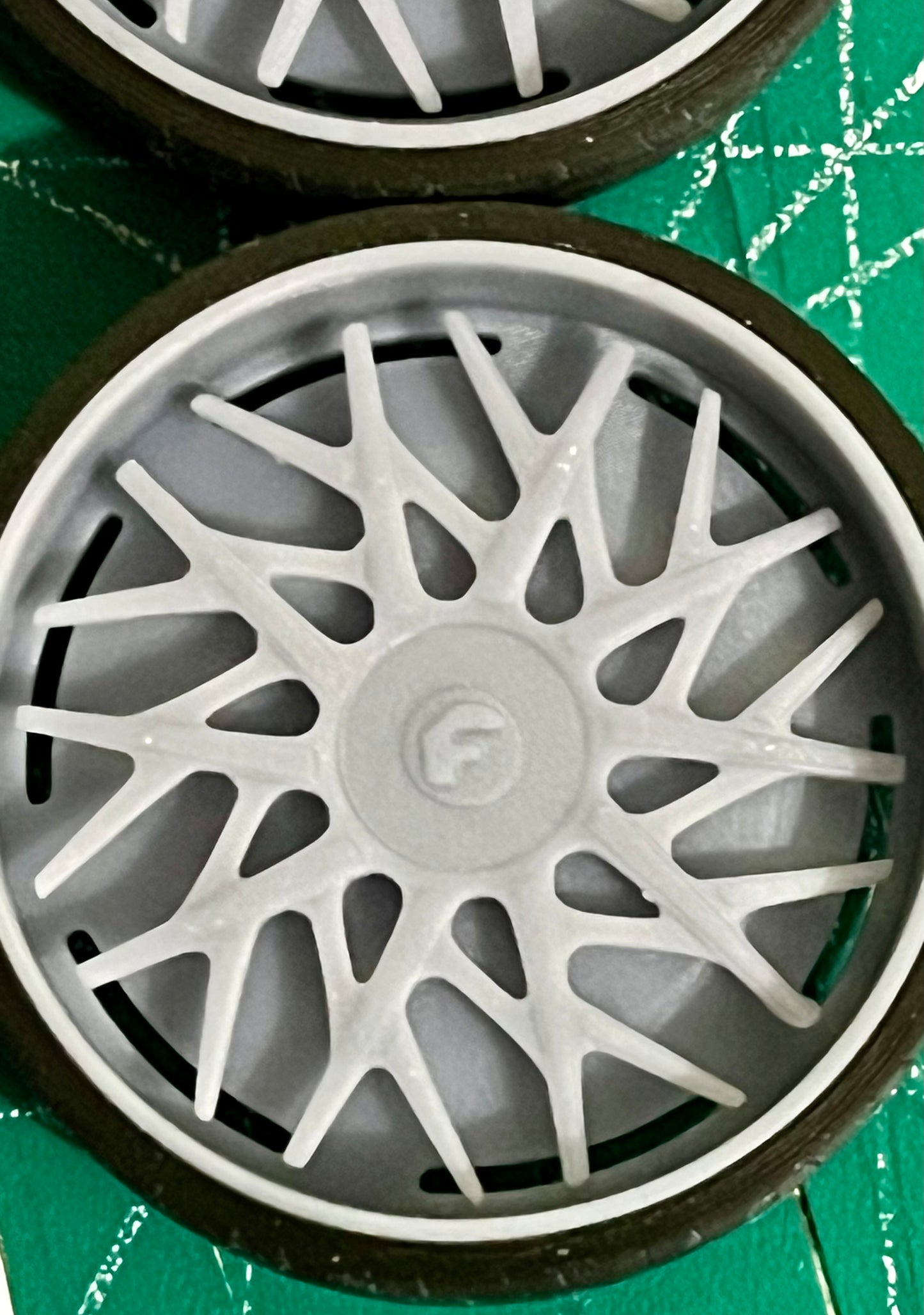 1/25 Scale - Forgiato "BLOCCO" Spinner - in 26"-36" Donk, Big Rims, Old Schools, Traditionals, SUV