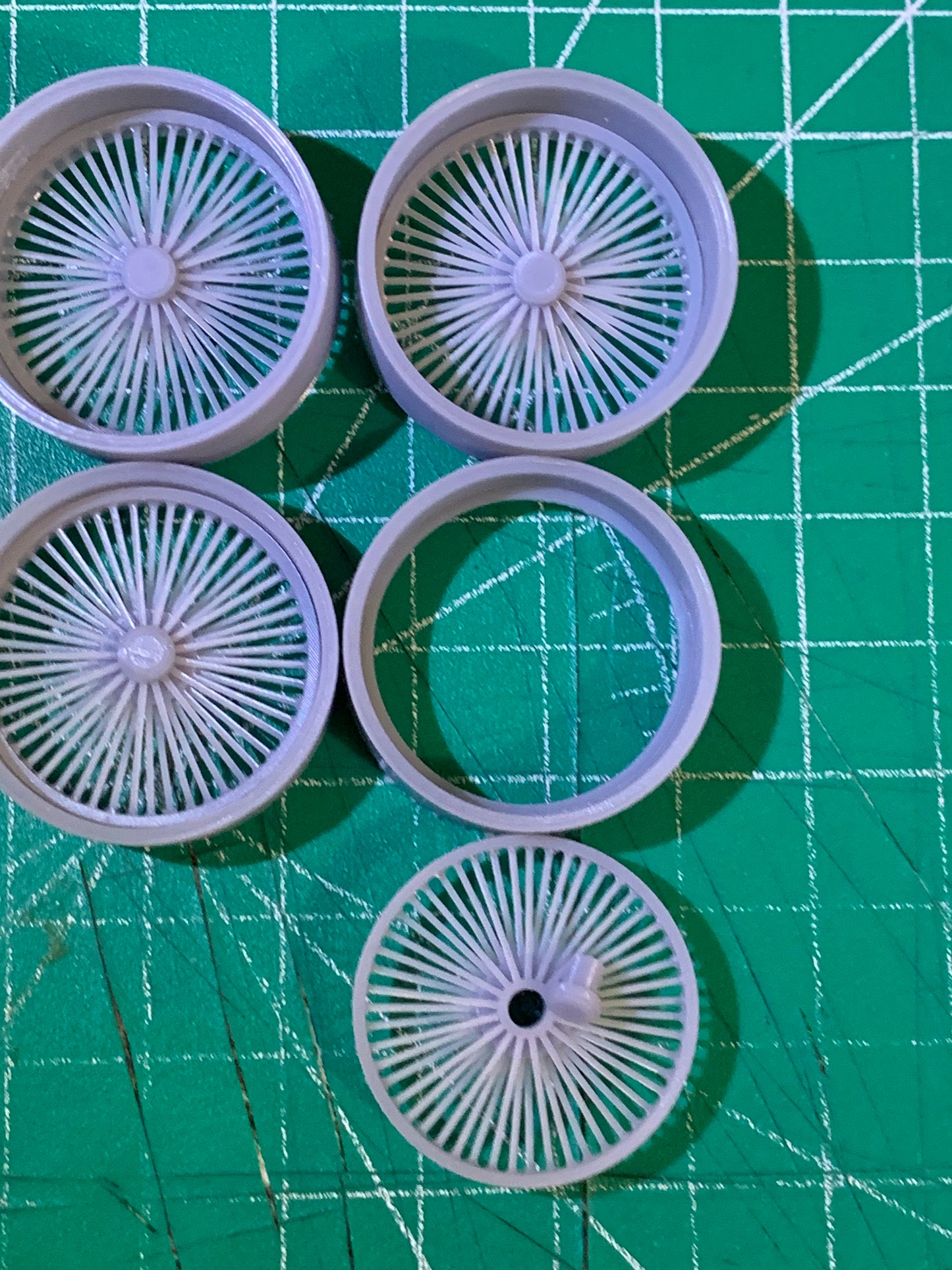 1/25 Scale - 26" TMP Wire Wheels - Donk, Big Rims, Old Schools, Traditionals, SUV