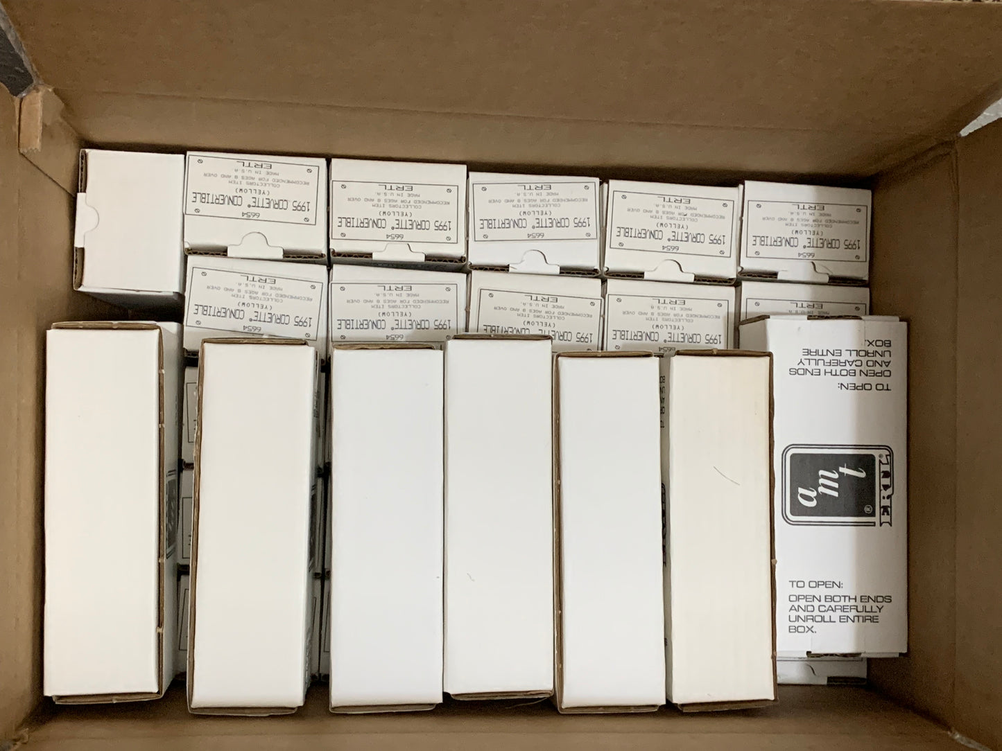 Vintage NOS AMT/ERTL 1995 Corvette Convertible screw bottom Dealer Promo model's 1/25