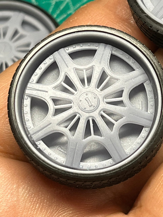 1/25 Scale - DUB "CREED" Spinner - in 26"-36" Donk, Big Rims, Old Schools, Traditionals, SUV