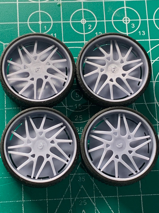 1/25 Scale - Forgiato "TWISTED MAGLIA" SPINNER - in 26"-36" Donk, Big Rims, Old Schools, Traditionals, SUV