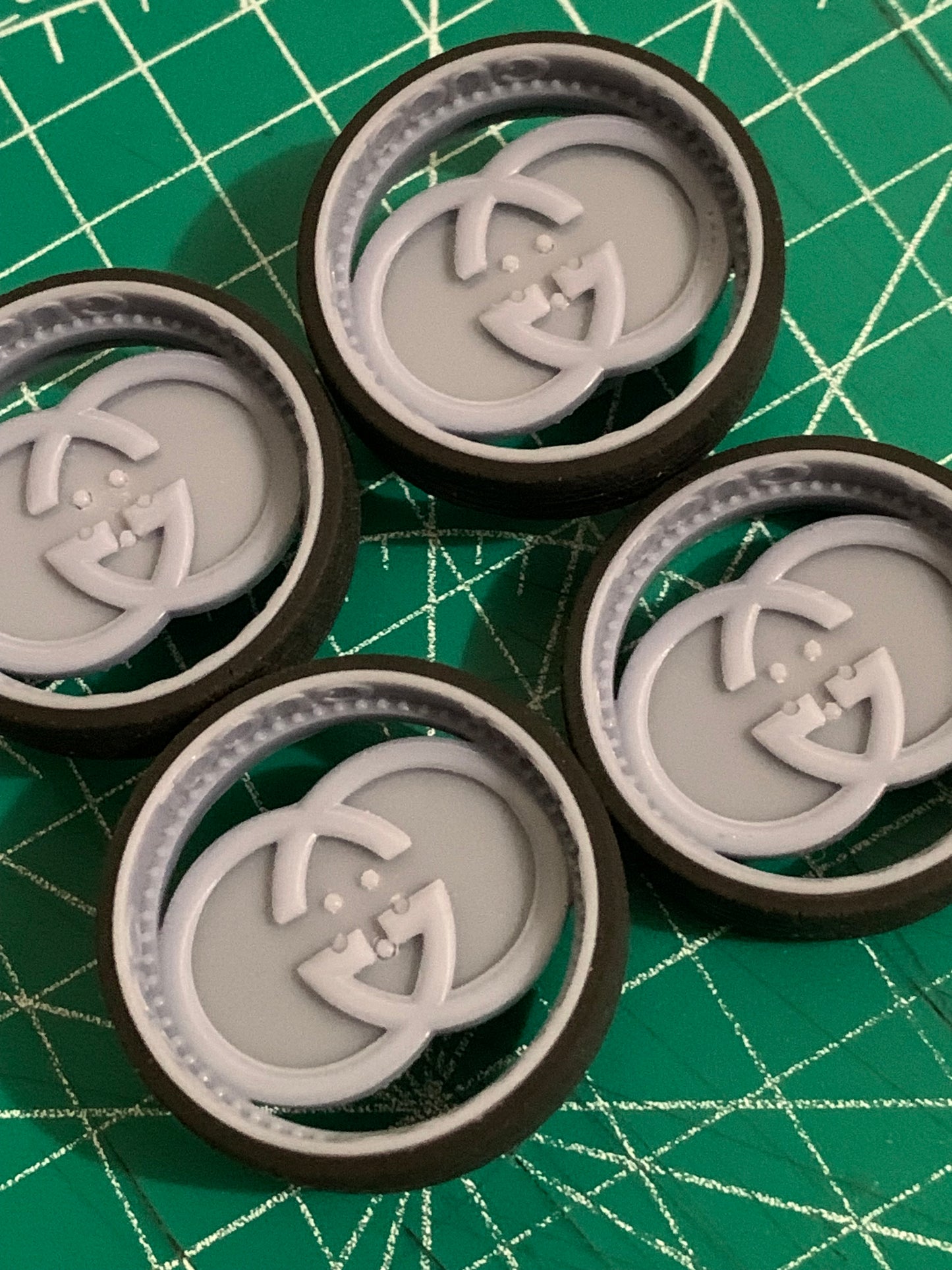 1/25 Scale - TMP Custom "CG" Rims - in 26"-36" Donk, Big Rims, Old Schools, Traditionals, SUV