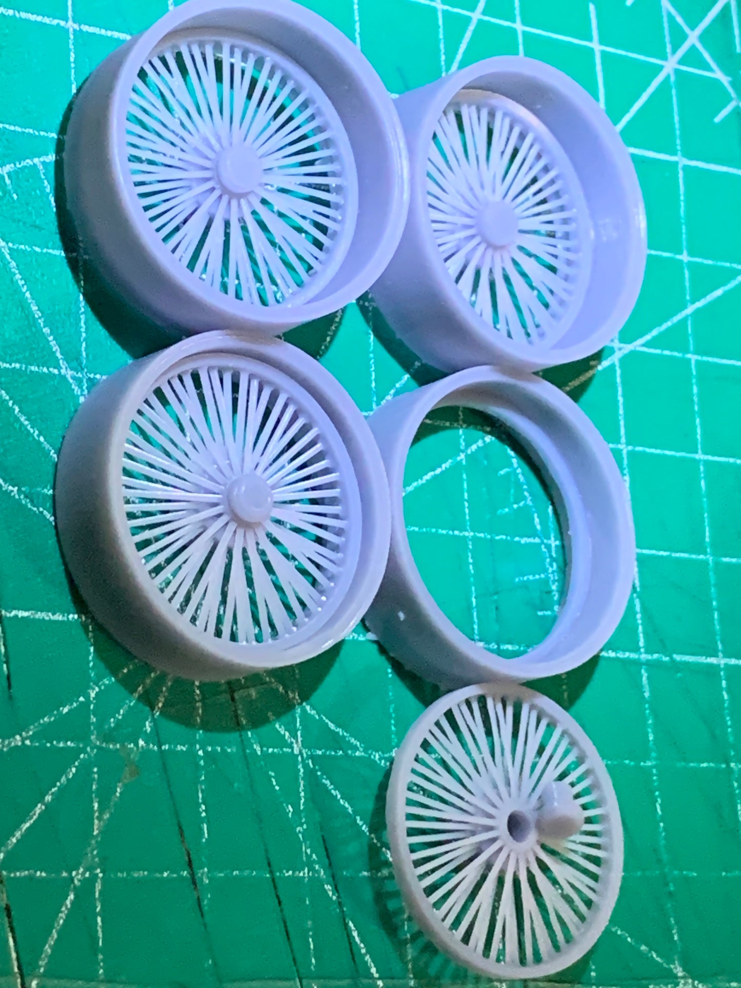1/25 Scale - 26" TMP Wire Wheels - Donk, Big Rims, Old Schools, Traditionals, SUV