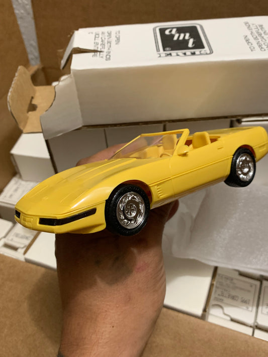 Vintage NOS AMT/ERTL 1995 Corvette Convertible screw bottom Dealer Promo model's 1/25