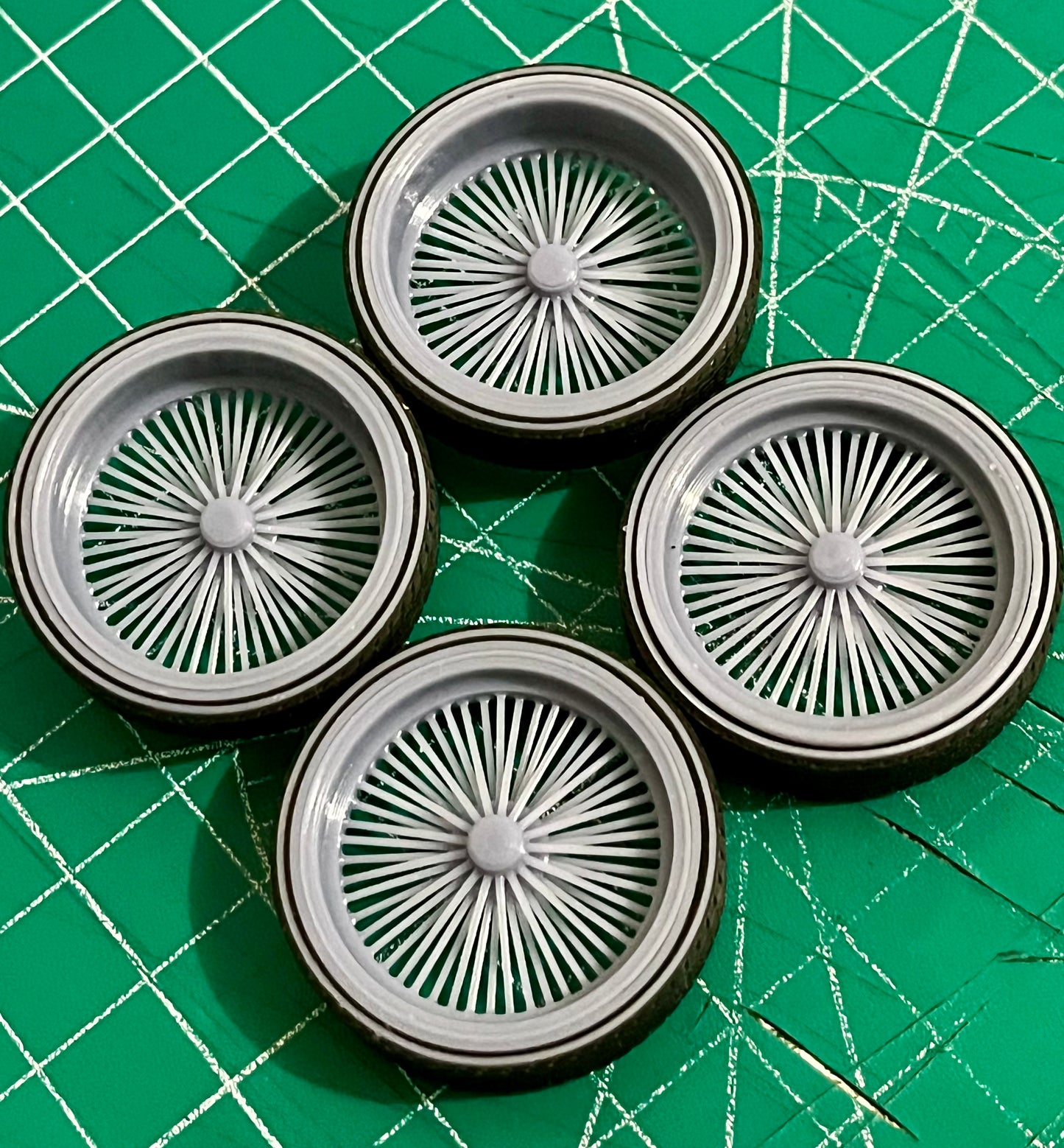 1/25 Scale - 26" TMP Wire Wheels - Donk, Big Rims, Old Schools, Traditionals, SUV