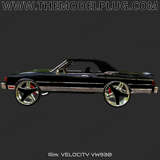 1/25 Scale - VELOCITY VW930 - in 26"-30" Donk, Big Rims, Box Chevy, G-Body