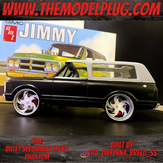 1/25 Scale - Billet Specialties GS58 Phantom (V28) in 24"-30" Trucks, SUV, Box Chevy, Donk, G-Body
