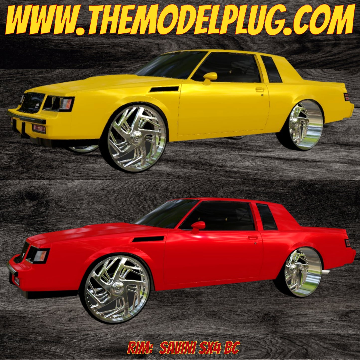 1/25 Scale - SAVINI SX4 BC - in 26"-36" Donk, Big Rims, Box Chevy, G-Body, Trucks, SUV's
