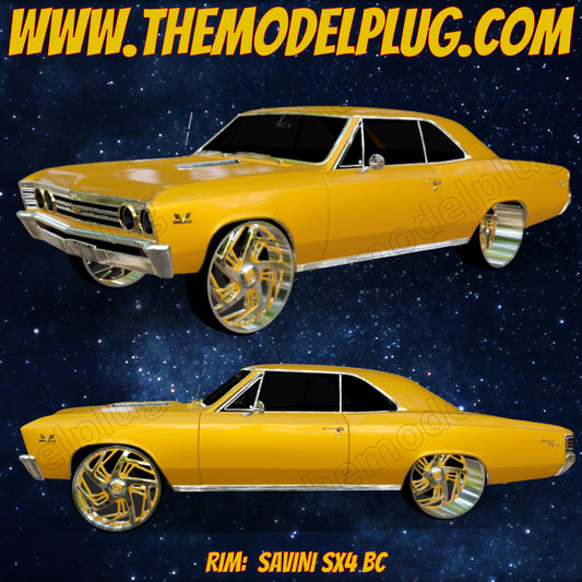 1/25 Scale - SAVINI SX4 BC - in 26"-36" Donk, Big Rims, Box Chevy, G-Body, Trucks, SUV's