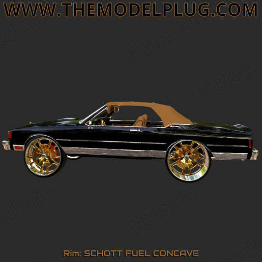 1/25 Scale - SCHOTT FUEL - in 26"-30" Donk, Big Rims, Box Chevy, G-Body