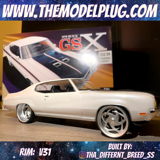 1/25 Scale - Billet Specialties GS53 - V31 in 26"-30" Donk, Caprice, Vans, Box Chevy, Truck