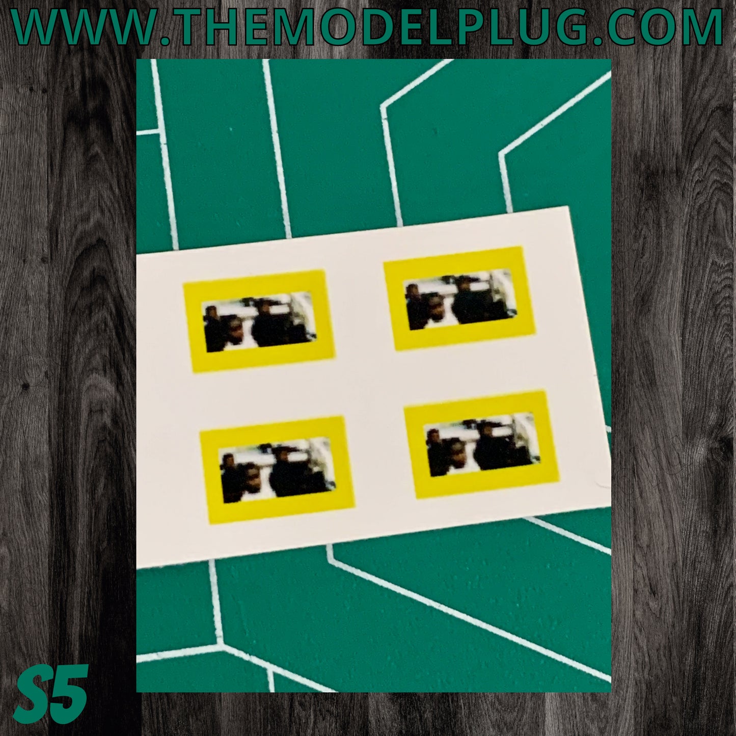 1/25 Scale - TMP 7" Universal Mount Screen Sticker Overlays (S5)