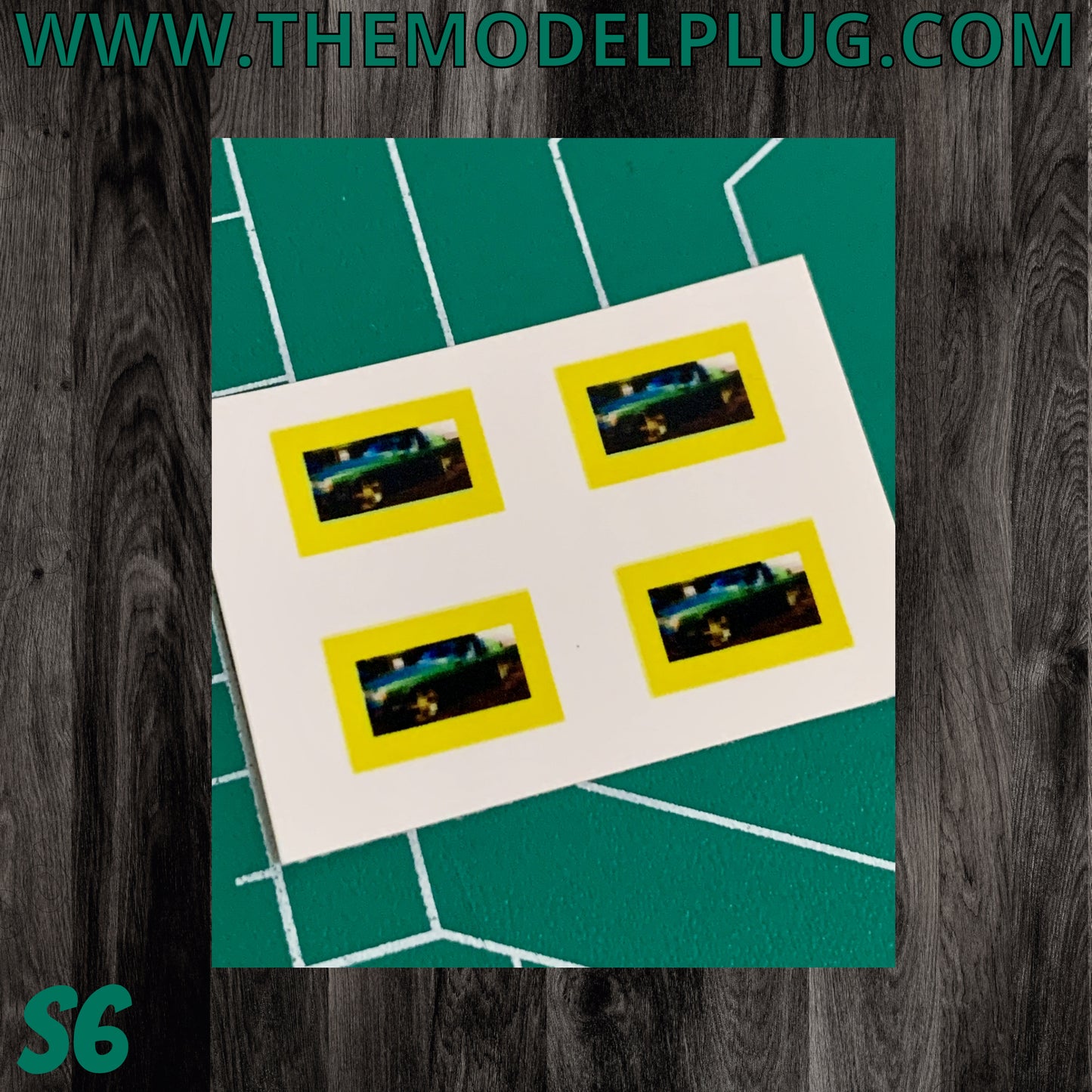 1/25 Scale - TMP 7" Universal Mount Screen Sticker Overlays (S6)